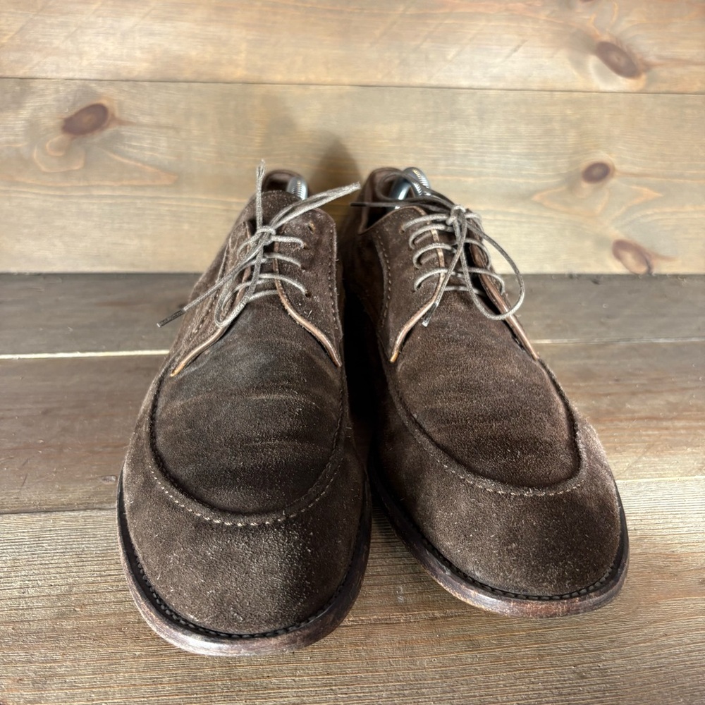 paul smith mens size 10 shoes brown suede comfort causal dress shoes - Picture 4 of 9